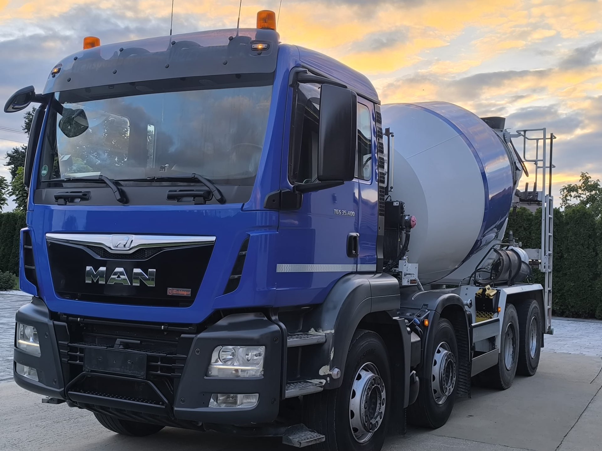 Betonowóz Truck Bet — dostawa betonu towarowego w okolicy Łodzi